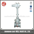 Sulfuric acid gate valve